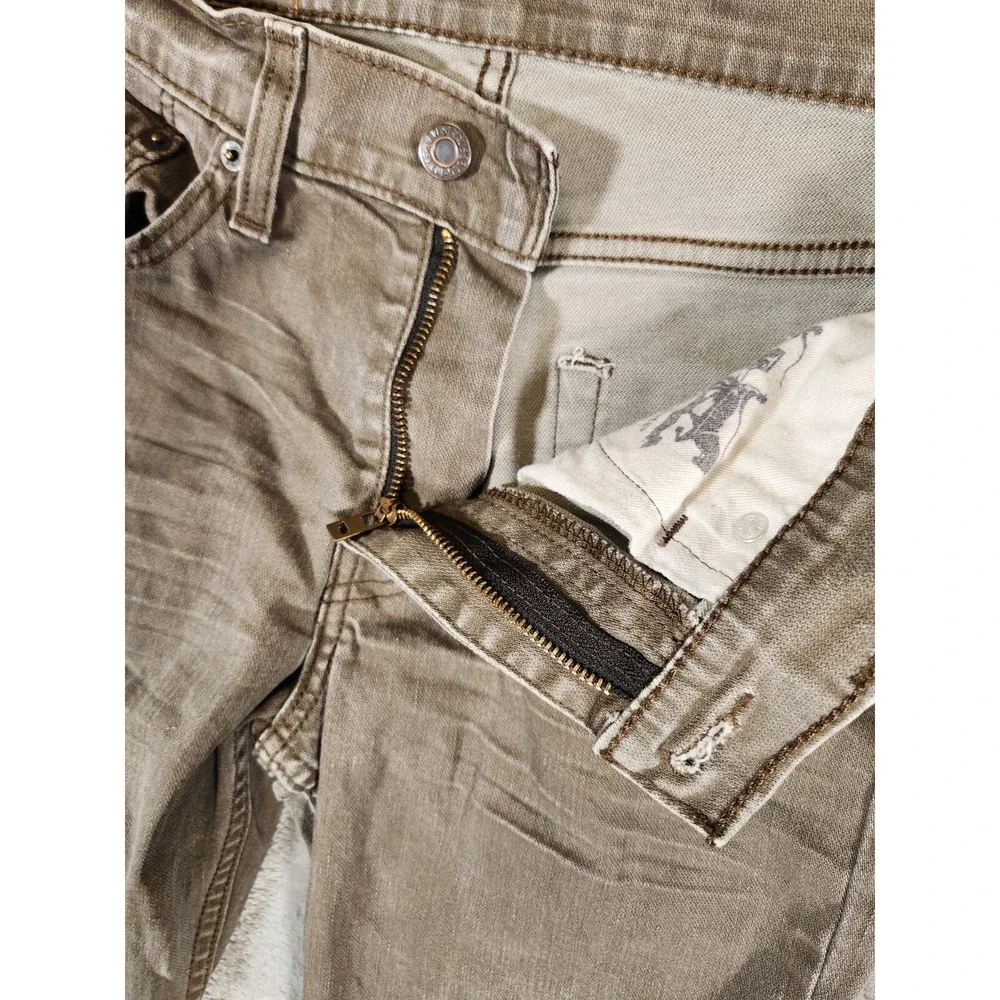 Levi's‎ 511 Jeans Men's 30X30 (Tag 29X32) Slim Straight Gray/Brown Pants Denim